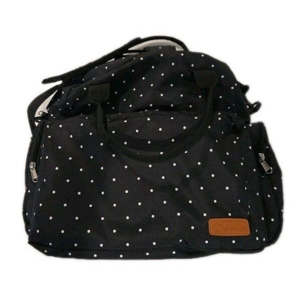 Chuntiani Black w White Polka Dots - Diaper bag - Picture 2 of 15